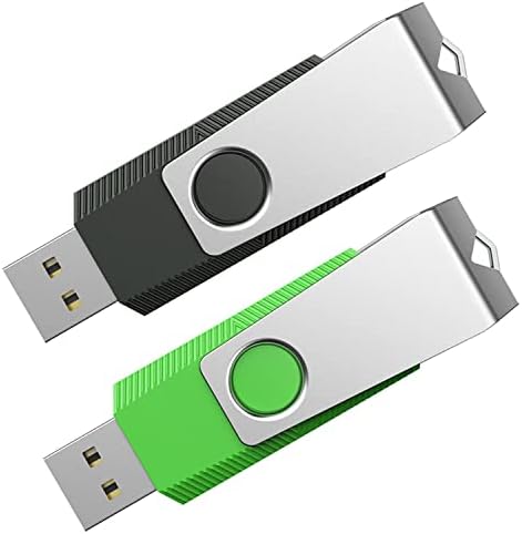 Colorful 5-Pack 64 GB USB Flash Drives by Aiibe – Versatile Data Storage Solution with Enhanced Speed and Compatibility – Stylish and Portable Thumb Drives in Black, Red, Cyan, Green, and Purple for Easy File Organization and Backup