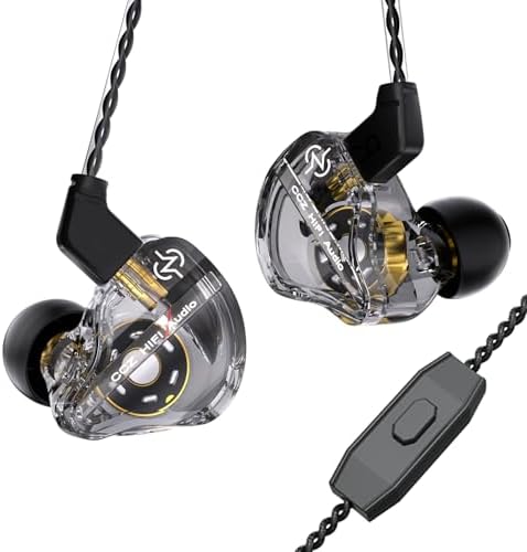 Unleash Your Sound Potential with CCZ Coffee Bean Wired Earbuds – Premium In-Ear Monitors for Musicians and Fitness Enthusiasts, Featuring Hi-Fi Bass and Patented Comfort Eartips – Perfect for Stage Performances, Workouts, and Everyday Listening – Lightweight, Durable Design for Unmatched Audio Quality in Any Setting