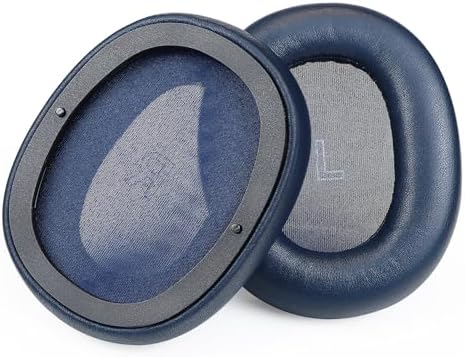 Navy Lambskin Earpads for Bang & Olufsen Beoplay H95 – Premium Comfort Memory Foam Cushions for Superior Noise Isolation and Enhanced Active Noise Cancelling – Ideal Audiophile Headphone Replacement for Unmatched Sound Quality and Style