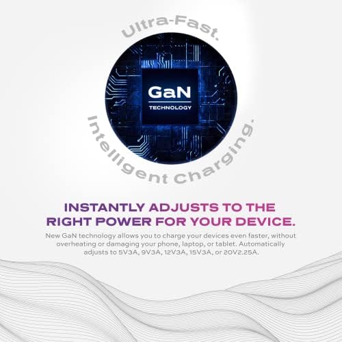 STATIK 100 W Ga N Fast Charger Block – Triple USB-C Ports for High-Speed Charging | Universal Compatibility with Mac Book, i Phone, Samsung, and Laptops | Compact Design for Efficient Power Delivery and Safety Features