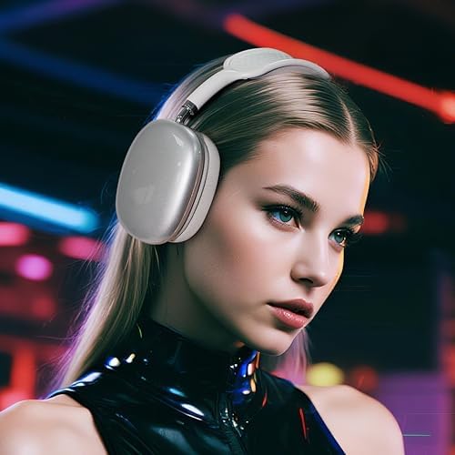 Elevate Your Sound with AUDALA Wireless Bluetooth Over-Ear Headphones – 28-Hour Playtime, Built-in Microphone & Sleek Silver Finish for Ultimate Comfort and Style, Ideal for Music Lovers, Fitness Fanatics, and Daily Commuters on i OS & Android Devices