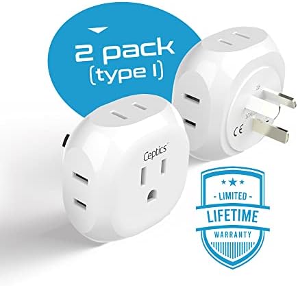 Ultimate Compact Travel Power Adapter for UK & Ireland – Dual USB & USB-C Fast Charger with 3.1 A Output – Type G Plug Converter for Seamless Global Connectivity in Hong Kong, England, Dubai, and Saudi Arabia – Safe, Efficient Design for Smart Travelers