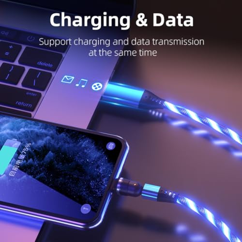 Transform Your Charging Experience with the Algasan 540-Degree Rotating USB A to USB C Magnetic Data Cable – 6.5 ft of Effortless Power and High-Speed Data Transfer, Compatible with All Devices from Smartphones to Laptops, Featuring Durable Design, Tangle-Free Convenience, and Innovative Magnetic Attachment for Seamless Connectivity