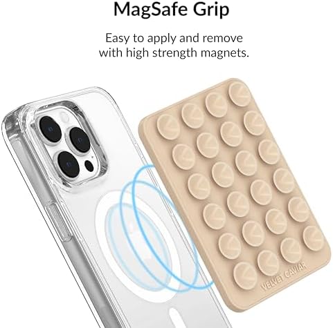 Transform Your Mobile Interaction with the VELVET CAVIAR Mag Safe Suction Cup Phone Case Mount – Superior Silicone Grip for Effortless Selfies and Secure Navigation. Featuring an Elegant Nude Beige Finish, This Premium Phone Accessory Ensures Stability for Streaming and Video Calls. Experience Unmatched Convenience with a Durable, Easy-to-Clean Design Perfect for On-the-Go Lifestyles. Ideal for Enhanced Usability, This Innovative Mount Keeps Your Device Within Arm’s Reach While Elevating Your Everyday Tasks with Style.