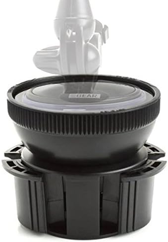 Transform Your Driving Experience with the USA GEAR Adjustable Cup Holder Mounting Pad Adapter – Versatile Suction Pad for Securely Holding Phones, Qi Chargers, and More – Fits Cup Holders Up to 3.75 Inches – Ultimate Stability and Enhanced Compatibility for Dash Mount Holders and Essential Devices