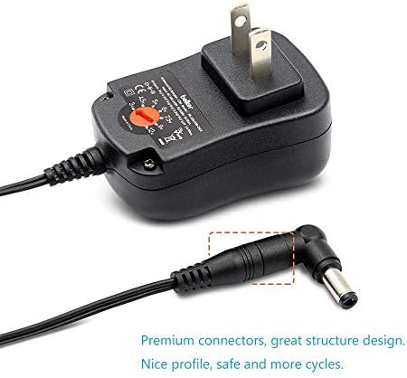 Versatile 12 W Adjustable Voltage AC/DC Power Adapter for Home Electronics – Universal Compatibility with Routers, Smartphones, Tablets, CCTV & IP Cameras – Reliable 1 A Output for Optimal Performance and Safety Solutions