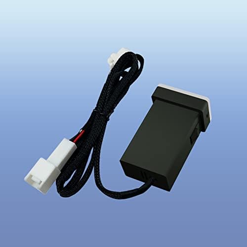 Toyota Dual USB-C Car Charger with PD 3.0 Fast Charging – Compact 1.3 x 0.9 Inch Design with LED Light for Enhanced Visibility – Perfect for Smartphones, Tablets & More