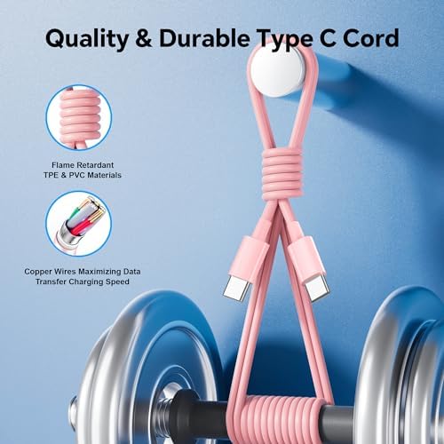 Rapid Charge Power Duo: 6 FT USB-C Wall Charger & Cables for i Phone 16, 15, Pro Max, i Pad Pro, Samsung S23 & Android – Unmatched Speed & Universal Compatibility for All Devices – Perfect for Home & Travel Use