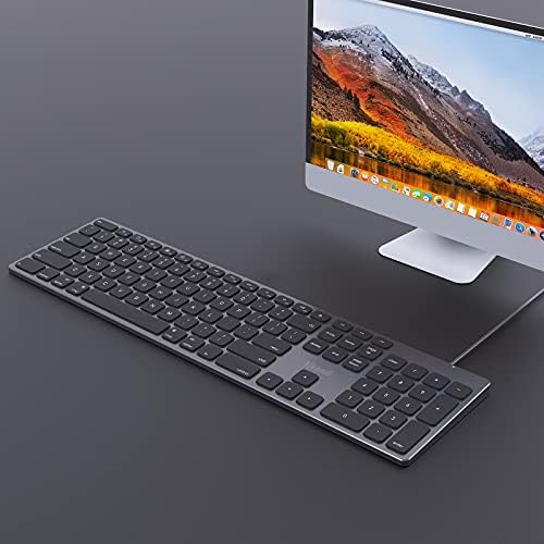 Discover the Ultimate Wireless Bluetooth Keyboard for Apple Devices – Perfectly Crafted for Mac OS with US QWERTY Layout, Scissor Keys for Enhanced Typing Precision, Rechargeable Battery for Extended Use, and Seamless Compatibility with i Mac, Mac Book Pro, Mac Mini, and i Pad – Elevate Your Productivity and Style Today!