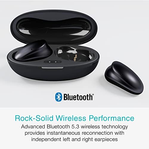 MEE audio Pebbles True Wireless Earbuds – Ultra-Light Bluetooth 5.3 Headphones with Noise-Cancelling Microphone for Sports, Gaming, and Workouts – Sleek Sapphire Design for Unmatched Comfort and Connectivity