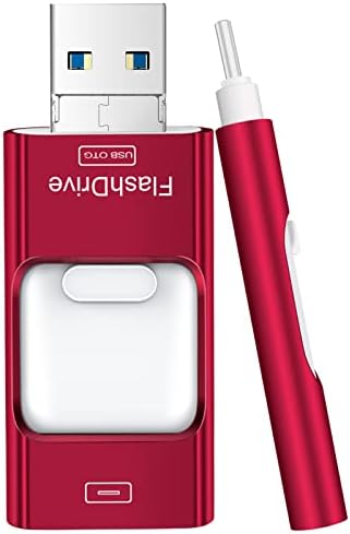 4-in-1 Rose Pink 256 GB Flash Drive for i Phone & i Pad – Versatile USB Type C Memory Stick for Seamless File Transfers Across Android, Computers & More – Enhanced Speed & Storage Solution for Photos, Videos, and Documents