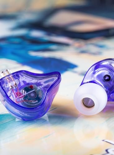 Unleash Superior Sound Quality with KBEAR Storm In-Ear Monitors – High-Fidelity 10 mm Dynamic Driver Earbuds in Stunning Purple for Musicians and Audiophiles – Ideal for Studio Use and Live Performances with Unmatched Comfort and Clarity