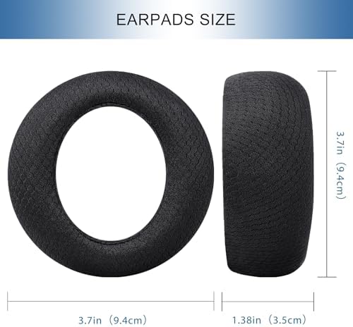 Transform Your Gaming Experience with GEVO Premium Mesh Ear Cushions for Play Station Pulse Elite Wireless Headset – Unmatched Comfort and Enhanced Sound Isolation for Ultimate Immersion, Perfectly Designed for Sony PS Pulse Elite Headphones