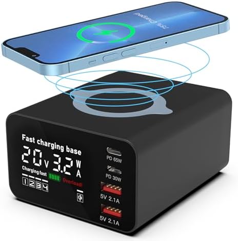High-Power 110 W 4-Port USB Charging Hub for Multiple Devices – Fast, Smart, and Space-Saving Charger Station with Advanced Safety Features for Home and Office Use