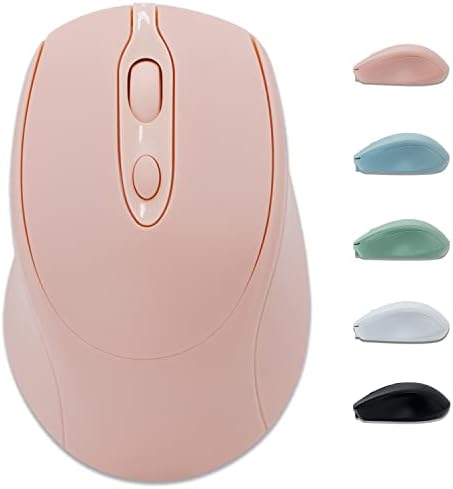 Sleek Silent Rechargeable Wireless Mouse – Ergonomic Light Green Design for Laptop, i Pad, Mac Book, Surface Pro, and More – Perfect for Travel and Everyday Use with Dual Mode Bluetooth Compatibility