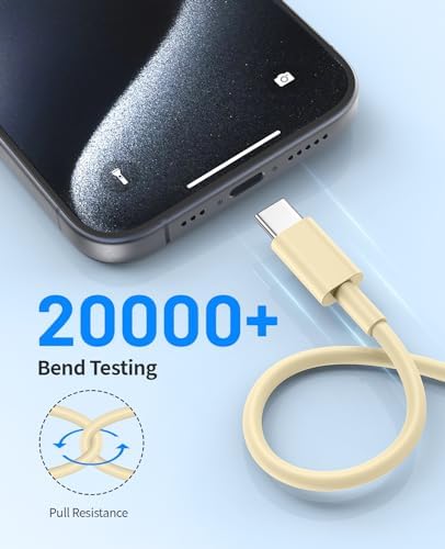 Enhance Your Driving Experience with the 3-Pack MFi Certified Car Play Cable for i Phone 15/16 Series – 6 FT Fast Charging & Durable USB-C Connection for Effortless Navigation and Hands-Free Communication