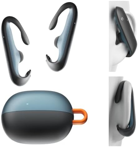 Revolutionary Open Ear Bluetooth 5.4 Sports Earbuds with Immersive Deep Bass | Lightweight and Ergonomic Wireless Headphones for Active Lifestyles | 36-Hour Extended Playtime with Clear Call Functionality | Ideal for Fitness Enthusiasts Seeking Unmatched Comfort and High-Performance Audio | Stay Aware and Engaged While Enjoying Superior Sound Quality