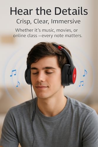 Elevate Your Audio Journey with Adoope’s USB C Over-Ear Headphones – Hi-Fi Stereo Sound & Noise Isolation for Ultimate Comfort – Compatible with i Phone 15/16, Samsung Galaxy S24/S23, and All Type-C Devices in Vibrant Purple – Experience Unmatched Sound Quality and Fashionable Design for Music Lovers