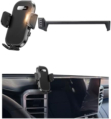 Ultimate Adjustable Car Phone Mount for Toyota Tundra (2022-2024) & Sequoia (2023-2024) – 360° Rotating Cradle for 4-7 Inch Devices – Superior Stability & Quick-Release Mechanism for Hassle-Free Accessibility