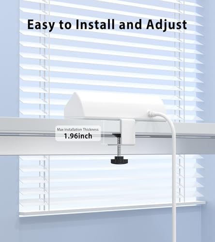 Maximize Efficiency with the 45 W Desk Clamp Charging Station – 4 PD USB-C Ports & 5 AC Outlets, ETL Listed Surge Protector for Ultimate Device Protection, 14 AWG Heavy-Duty Cord, Secure Fit for 1.9″ Tabletops (Black, 6 FT Cable) – Your All-in-One Power Solution for Home and Office