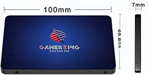 Transform Your PC with GAMERKING 64 GB SATA III Internal SSD – Unleash Blazing Fast 6 Gb/s Transfer Speeds for Superior Performance and Reliability in Laptops and Desktops – Compact 7 mm Design for Optimal Space Efficiency and Seamless Upgrades