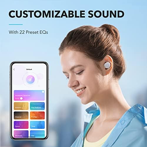 Elevate Your Sound Experience with Soundcore by Anker A20 i True Wireless Earbuds – Advanced Bluetooth 5.3 Connectivity, Tailored Sound Profiles via Mobile App, Unmatched 28-Hour Battery Life, Durable Water-Resistant Design for Active Use, Superior Voice Clarity with Dual Microphones for AI-Powered Calls, Flexible Single Earbud Functionality – The Ideal Choice for Music Enthusiasts and Busy Professionals (Purple)
