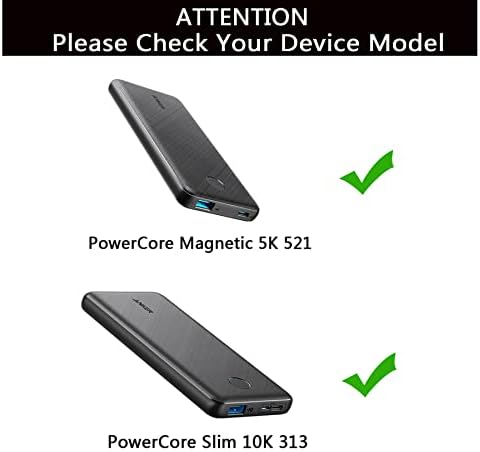 Khanka Premium Hard Travel Case for Anker Power Core Slim 10 K Portable Charger – Ultimate Protection & Organization for 10000 m Ah Battery Pack – Shockproof, Lightweight Design with Zipper Closure and Mesh Pocket for Accessories Storage