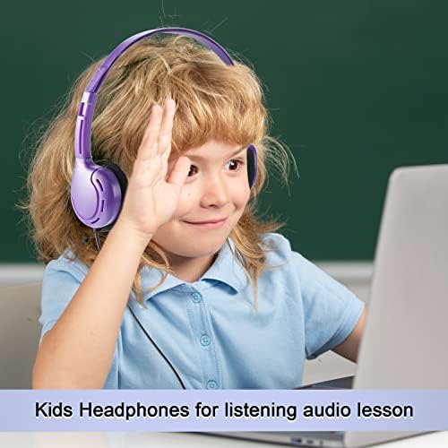 Yunsailing 30 Pack Colorful Classroom Headphones for Kids – Durable On-Ear Adjustable Earphones with Universal 3.5 mm Jack – Essential Bulk Headsets for Engaging Learning and Interactive Activities in Educational Settings
