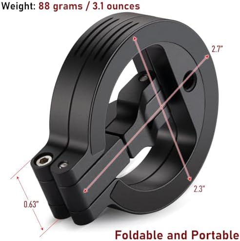 Revolutionary Magnetic Dual Grip Phone Holder for i Phone – Ultimate Security on Iron Surfaces | Versatile 1/4″ Screw Mount | Perfect for i Phone 16/15/14/13/12 Pro Max & Magnetic Cases | Effortless, Hands-Free Operation for Daily Activities