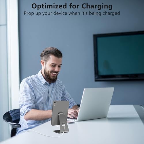 Transform Your i Pad Mini 6 (2021) Experience with LULULOOK Magnetic Stand – Ergonomic Aluminum Holder for Optimal Viewing & Drawing, Adjustable Height & Angle, Lightweight Design for Easy Portability and Versatile Portrait/Landscape Use
