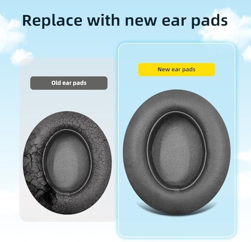 Upgrade Your Beats Studio 3 & 2 Wireless Headphones with Premium Replacement Ear Cushions – Luxurious Soft Protein Leatherette Earmuffs Featuring Enhanced Compatibility for Effortless Installation – Experience Unmatched Comfort and Superior Sound Quality with Memory Foam Ear Pads in Sleek Titanium Finish – Transform Your Listening with Exceptional Noise Isolation and Long-Lasting Durability