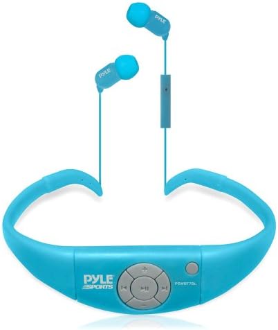 Pyle Marine-Grade Bluetooth Sport Earbuds – Waterproof Wireless Headphones with Hands-Free Microphone, LED Battery Indicator, and Rechargeable Power for Active Lifestyles – Ideal for Gym, Hiking, and Beach Use (Pink)