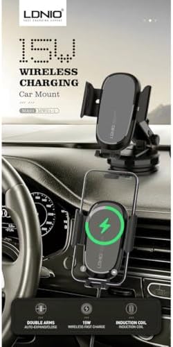 Ultimate Universal Car Phone Mount Holder with Robust Suction Base for Dashboard or Windshield – Secure Hands-Free Navigation with 360-Degree Rotatable Cradle – Sleek Black Finish for Enhanced Driving Safety and Convenience