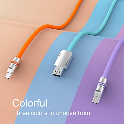 Hichain Premium 4 ft Purple USB A to USB C Charger Cables – Dual Pack for 100 W Fast Charging, Waterproof & Robust Build for Optimal Data Transfer – Ideal for Samsung Galaxy, Google Pixel & PS5 – Stylish Charging Solution to Enhance Your Tech Experience