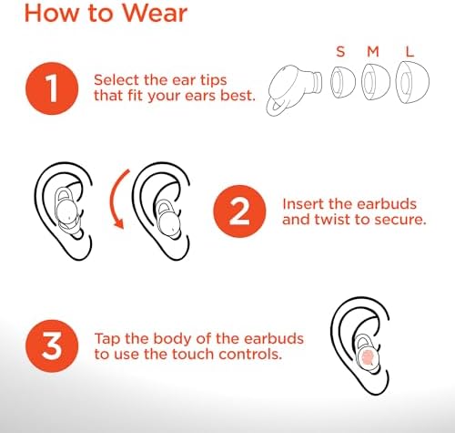 Hyper Gear Mini True Wireless Earbuds – Advanced Noise-Cancellation for Sleep Enhancement – 20-Hour Long Battery Life for Continuous Relaxation – Ergonomic Comfort Design Perfect for Meditation and Travel – Multi-Device Bluetooth Compatibility for Ultimate Versatility – Experience Uninterrupted Rest and Rejuvenation