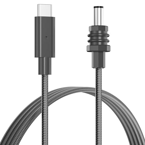 Starlink Mini USB-C to DC 65 W PD Fast Charging Cable – 2 M Nylon Braided Power Cord for Enhanced Performance with Starlink Mini Devices – 140 W Max Output for Optimal Efficiency, Durable Design for Everyday Use