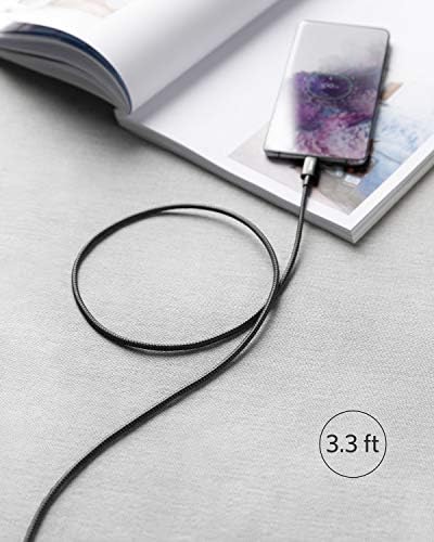 Anker 6 FT USB C to USB C Charging Cable Pack – 60 W Fast Charge for i Phone 16 Series & i Pad Mini 6 – Durable Nylon Braided Design, Enhanced Compatibility & Flexibility for All USB-C Devices (5 Pack)