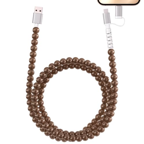 Revolutionize Your Charging Routine with the 3.3 FT USB to USB-C 2-in-1 Multi Charging Cable – MFi Certified, 66 W Fast Charger Compatible with i Phone 16-11 & Samsung Galaxy S25-S23 – Durable Beaded Design for Enhanced Style & Performance