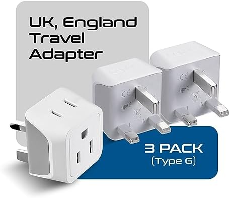 Ultimate Universal Travel Adapter: 35 W Fast Charging Power Converter with PD & QC 3.0, Dual USB-C & Triple USB Ports for Seamless Global Connectivity – Compatible with Type A, C, G, I Outlets for Effortless Charging Across EU, US, UK & Beyond – Perfect Travel Companion for Modern Explorers