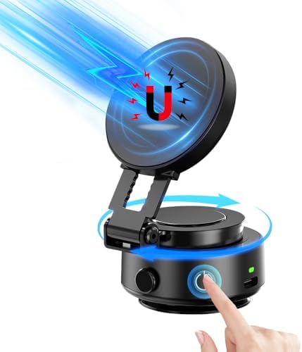 Revolutionary 2025 Vacuum Magnetic Phone Stand: 360° Double-Sided Extension for Enhanced Accessibility, Portable & Foldable Design for i Phone 16/15/14/13/12 – Unmatched Stability & Versatility for Driving and Daily Use