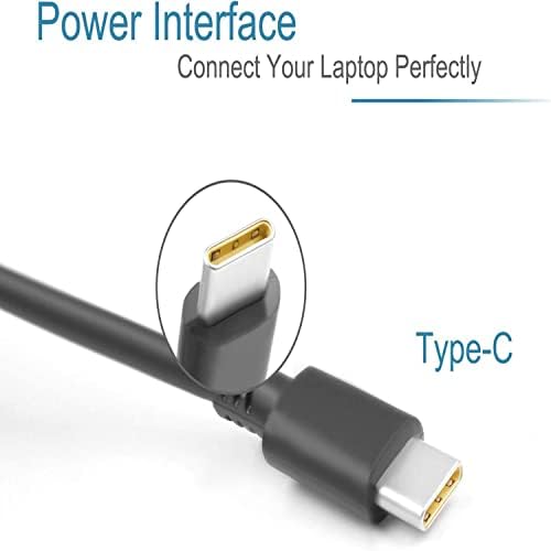 High-Speed 65 W USB-C Charger for Lenovo Think Pad & Chromebook Series – Compact Power Adapter with Smart Protection Features for Fast Charging and Enhanced Compatibility