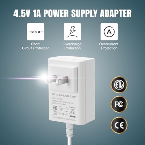 Lenink AC Power Supply Adapter – Ultimate 3 AA Battery Replacement for LED Lights and Decorative Devices, Ensuring Continuous Power and Enhanced Compatibility for Uninterrupted Usage