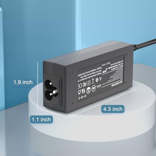 HP 65 W & 45 W Laptop Charger – Fast Charging Power Supply for HP 15 Series (15-dy, 15-da, 15-db, 15-dq, 15-dw, 15-ab, 15-ac, 15-af, 15-an, 15-au, 15-bn, 15-bs & More) – Universal Compatibility, High-Efficiency Performance for Your HP Devices – Ideal Replacement for Original Adapters