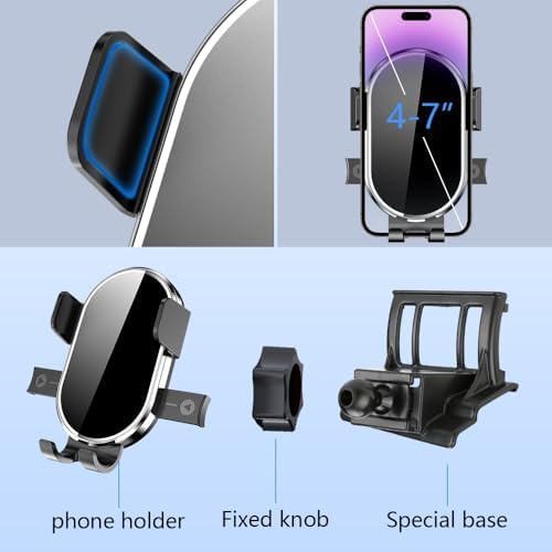 Premium Lexus NX 350/350 h/250/450 h+ Car Phone Holder – Seamless Dashboard Mount for 2022-2024 SUVs, Hands-Free Navigation and Communication Accessory, Enhanced Device Security, 360-Degree Adjustable Viewing Angles, Effortless Installation, Stylish Interior Enhancement