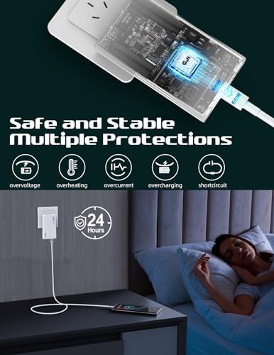 Revolutionary 65 W Ga N PD USB-C Folding Charger Adapter – Dual Ports for Lightning-Fast Charging of i Phone 15/16 Pro Max, Galaxy S24/Z Fold, i Pad Air/Pro, and Mac Book – Ultra-Slim Design for Ultimate Portability and Enhanced Device Compatibility