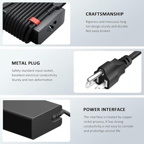 Ultimate 100 W USB-C Charger for Lenovo Yoga & Think Pad Series – Fast Charging, Wide Compatibility, and Enhanced Durability – Perfect for Yoga Slim 9, Y9000, Think Book 16, and More – Power Your Devices Efficiently with 30-Day Satisfaction Guarantee