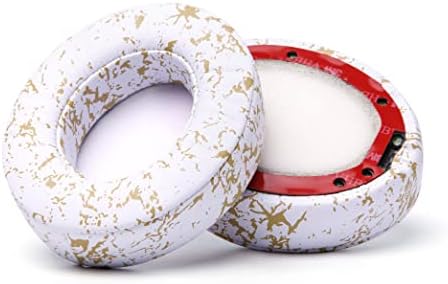 Upgrade Your Audio Experience with WC Wicked Cushions Replacement Ear Pads for Beats Studio 2 & 3 – Retro 90’s White | Luxurious PU Leather & Enhanced Foam for Optimal Sound Isolation | Perfectly Fits B0501 & B0500 Models | Not Compatible with Beats Solo | Enhanced Adhesive for Maximum Durability and Longevity