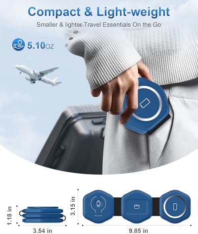 Ultimate 3-in-1 Magnetic Wireless Charging Station for Apple Devices – Foldable Travel Charger for i Phone 16/15/14/13/12 Pro Max, Apple Watch & Air Pods – Fast, Efficient, and Stylish Power Solution for On-the-Go Charging