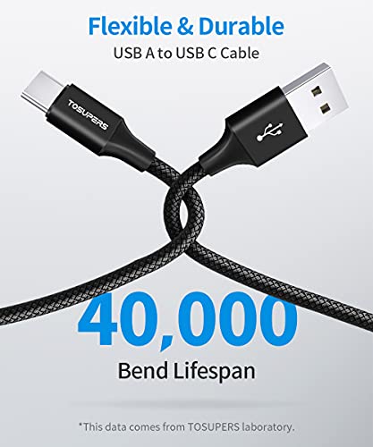 10-Foot Braided USB C Cable Trio – Fast Charging 3 A – Perfect for i Phone 16/15 Pro Max & Samsung Galaxy S Series – Durable Design for Home, Office, and Travel – Ultimate Compatibility & Efficiency in Charging and Data Transfer