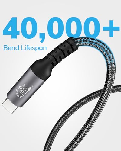 USB C Extension Cable 20FT – 10Gbps Data Transfer, 100W Fast Charging, 4K Video Support, Compatible with MacBook Air M2 Pro, iPad Pro, iPhone 16 Series, and More – Enhanced Compatibility and Speed